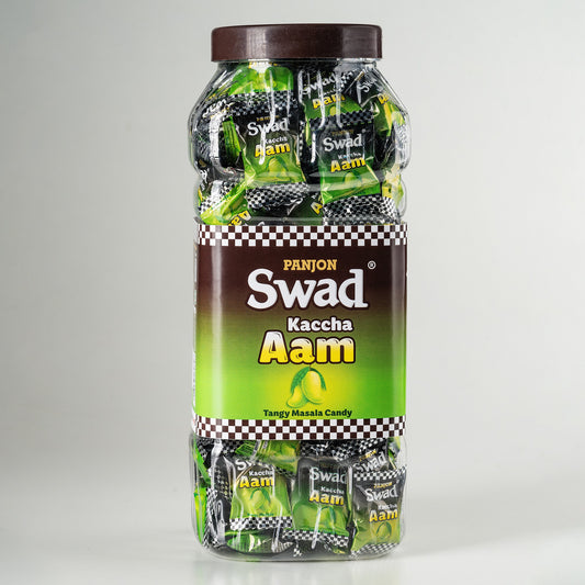 Swad Kaccha Aam Candy (Raw Mango Flavour with Masala) 200 Toffee Jar