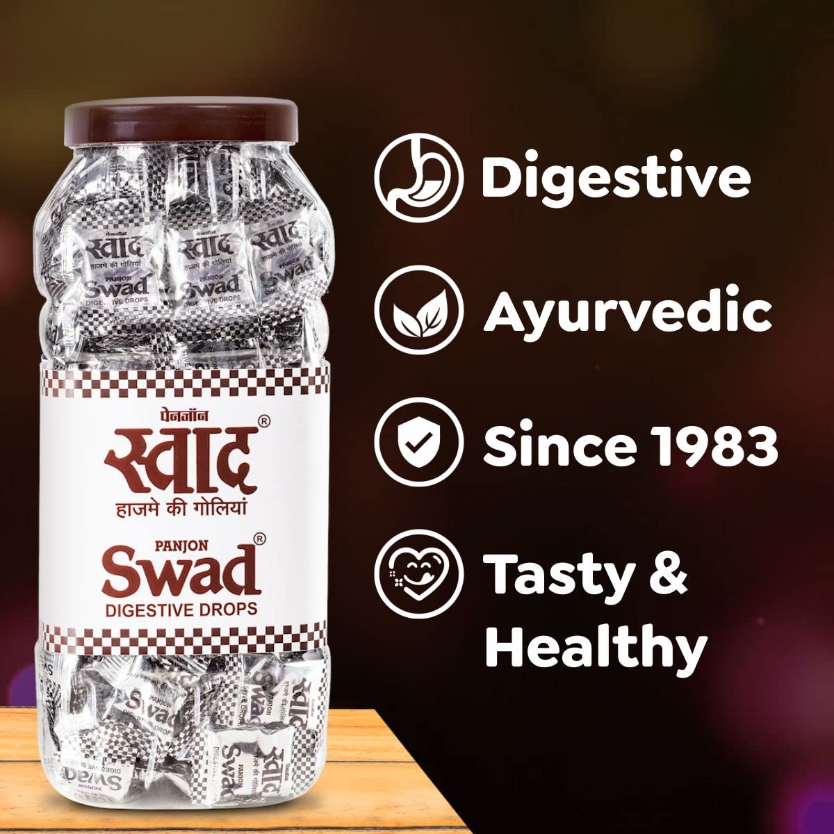 Swad Digestive Drops Packet (Regular) 50 tab.