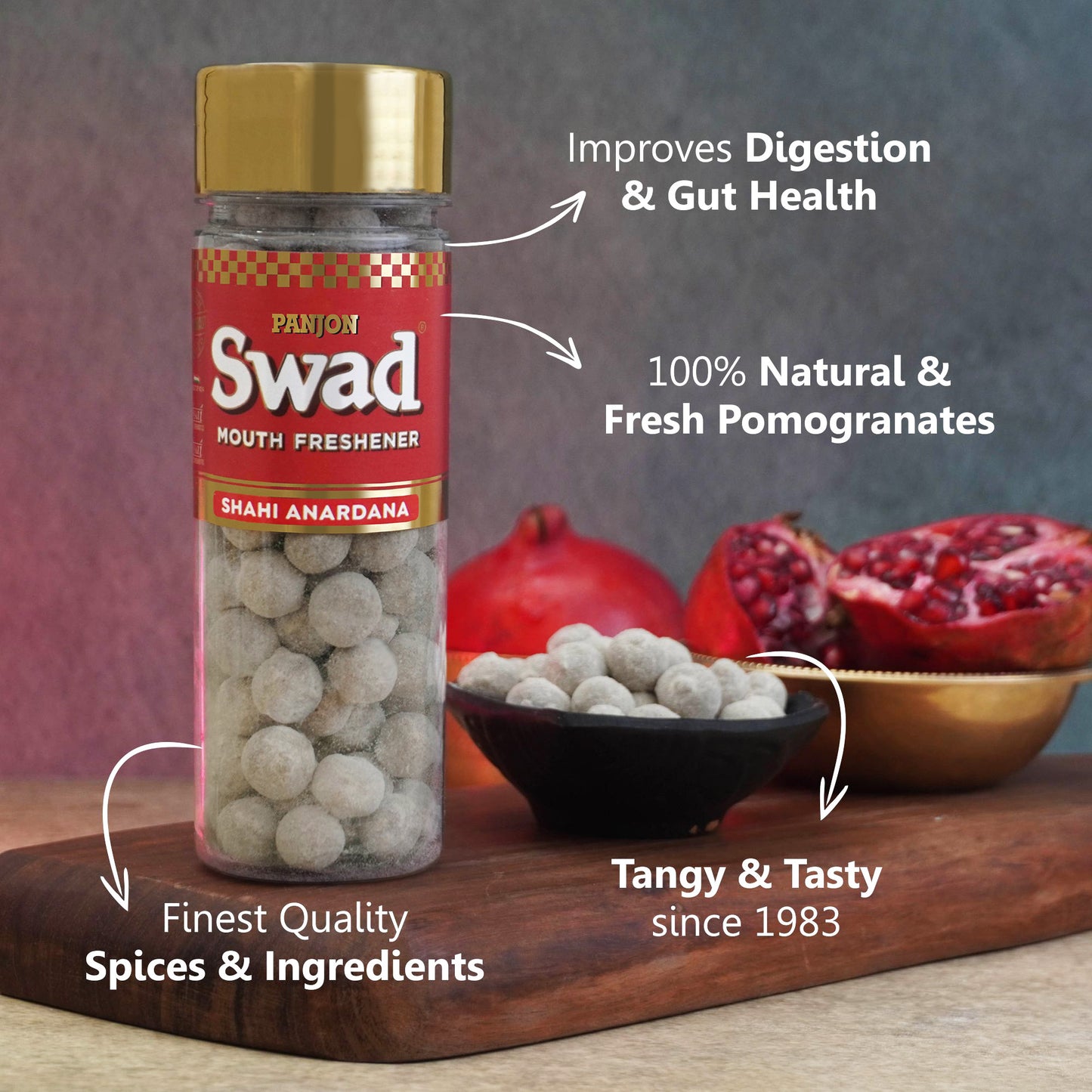 Panjon Swad Rajwadi Mix, Digestive Shots & Shahi Anardana Goli Combo(Pack of 3)