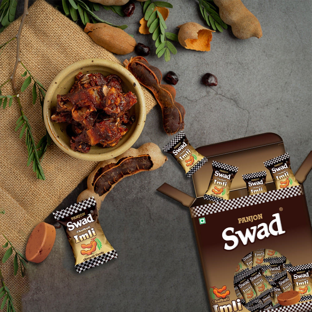 Swad Candy Gift Box (Regular Digestive & Imli Flavour) 125 Toffee x 2 Box Pack