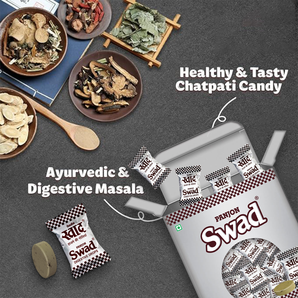 Swad Candy Gift Box (Regular Digestive & Imli Flavour) 125 Toffee x 2 Box Pack
