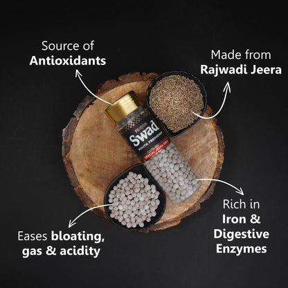 Panjon Swad Jeera Goli Mouth Freshener (Digestive Pachak, Churan) 1 bottle, 140g