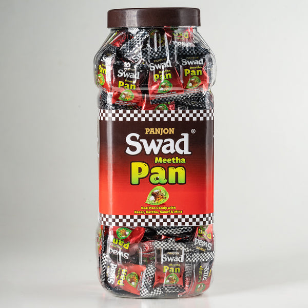 Swad Meetha Pan Candy (Real Paan flavour with Saunf, Elaichi, Kesar & Mint)200 Toffee Jar