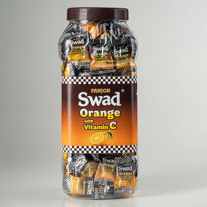 Swad Originals Candy Chocolate(Original Digestive,Paan,Kachha Aam, Imli, Cola,Orange,Coffeo,)7 Flavors Toffee Jar x 200 Each Candies