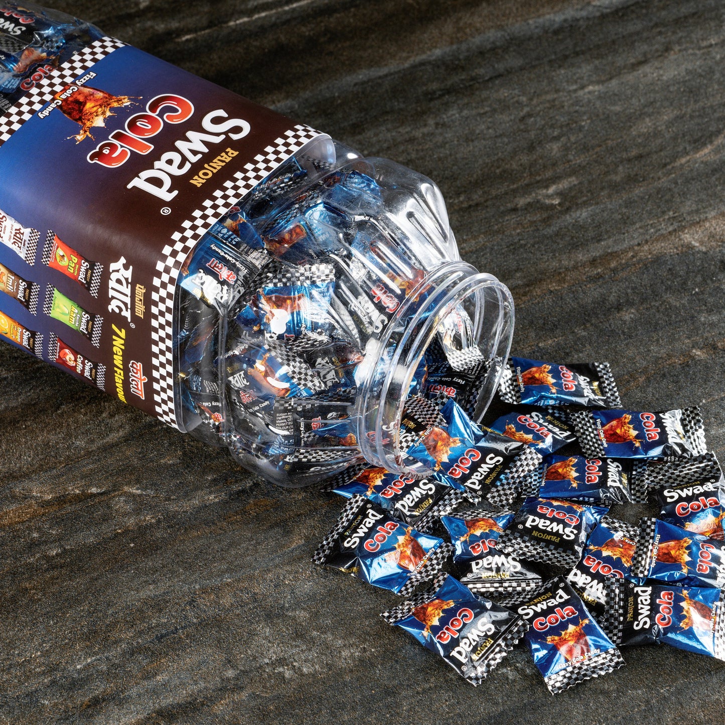 Swad Cola Candy (Chatpata Masala Cola Fizzy Flavour) 200 Toffee Jar