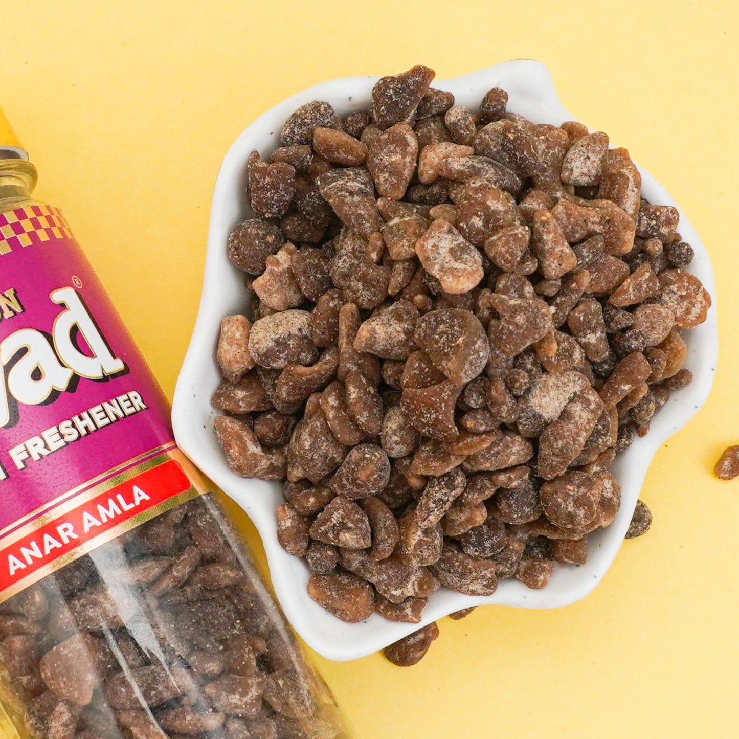 Panjon Swad Anar Amla Mouth Freshener (Digestive Pachak, Churan Mukhwas) 1 bottle, 120g