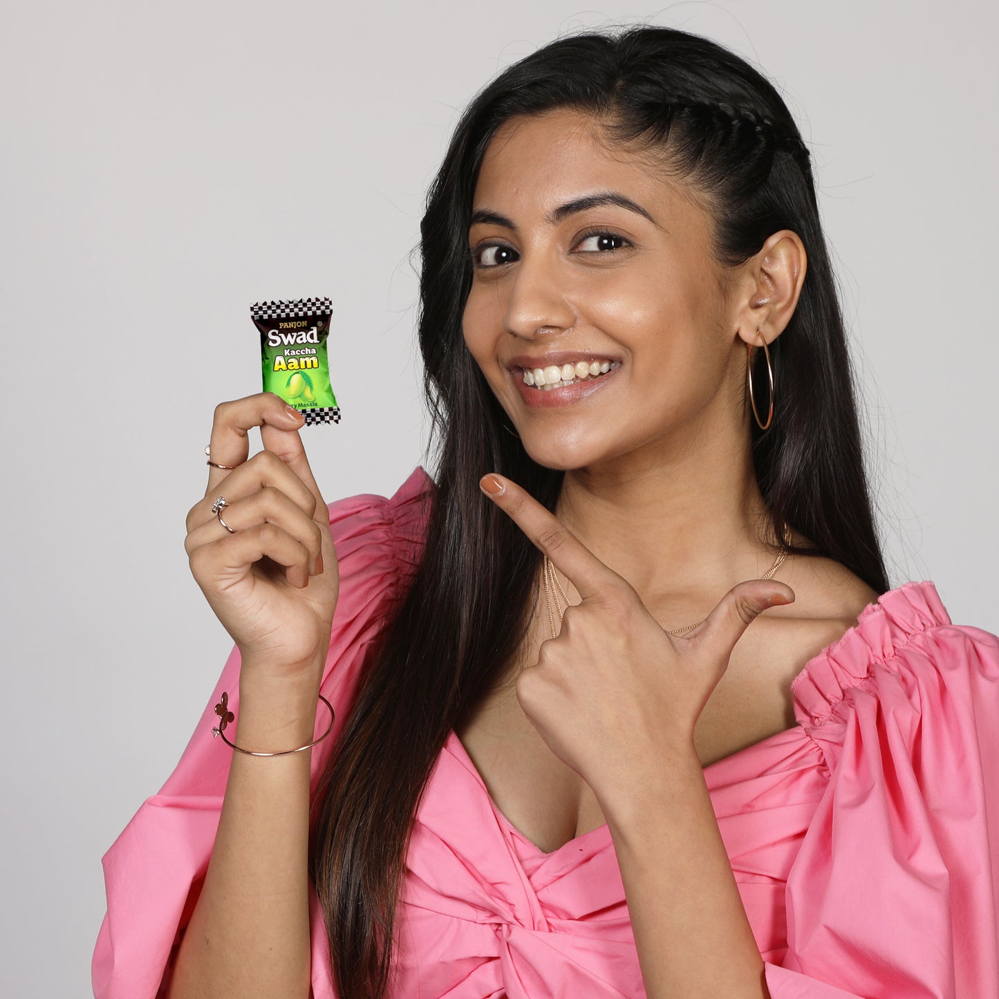 Swad Kaccha Aam Candy (Raw Mango Flavour with Masala) 200 Toffee Jar