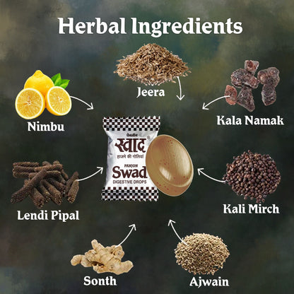 Swad Mixed Candy (Original, Kaccha Mango, Imli, Pan, Coffee, Cola, Orange) Mix Flavours,3 x 50 Toffee, 3 Packets Pouch