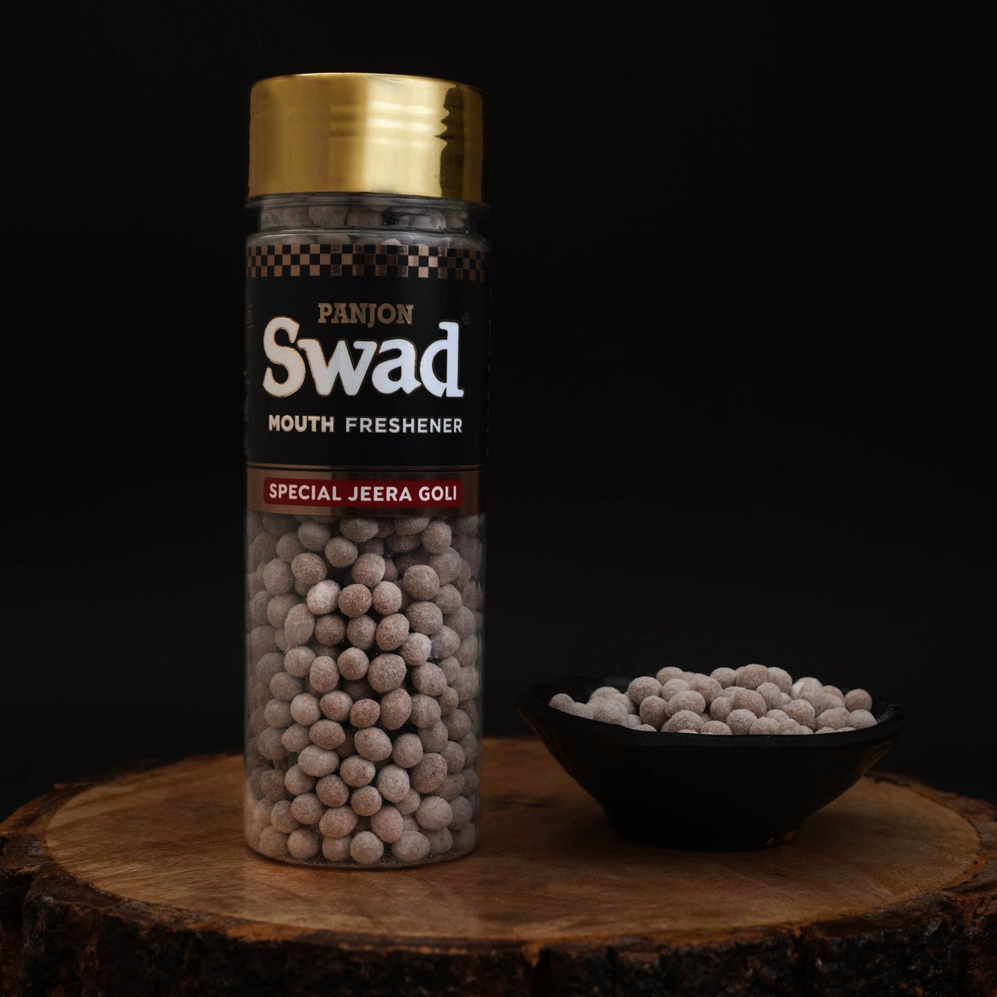 Panjon Swad Jeera Goli Mouth Freshener (Digestive Pachak, Churan) 1 bottle, 140g