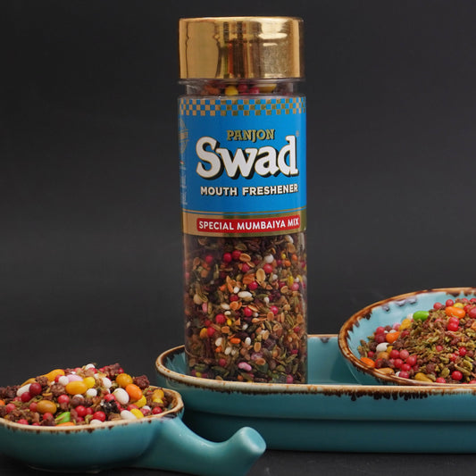 Swad Mumbaiya Mix Mouth Freshener (Crunchy Dhana Dal Mukhwas) 1 bottle, 130g