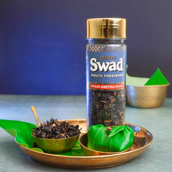 Swad Shahi Meetha Paan Mouth Freshener (Digestive Pan Mukhwas) 1 bottle, 100g