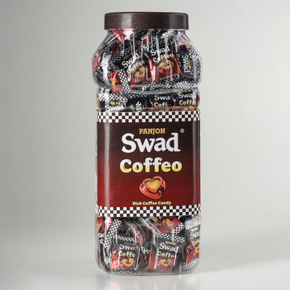 Swad Coffee Candy (Made with Strong Coffee Beans & Milk) 200 Toffee Jar