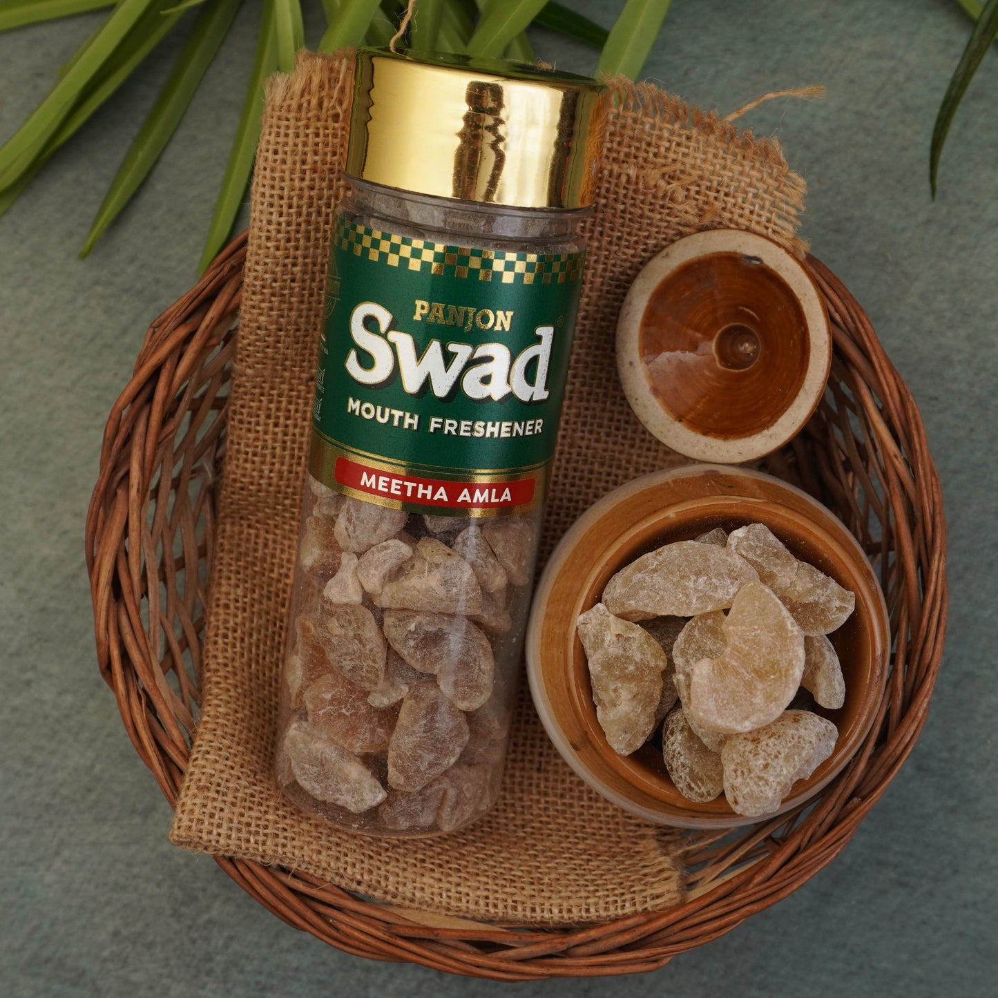 Swad Meetha Amla Candy Mouth Freshener (Sweet Pachak, Digestive Mukhwas) 1 bottle, 115g