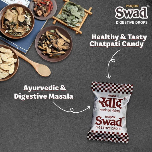 Swad Digestive Drops Packet (Regular) 50 tab.