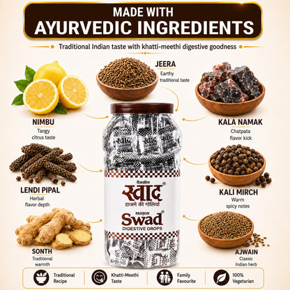 Swad Digestive Drops Jar (Regular) 150 tab.
