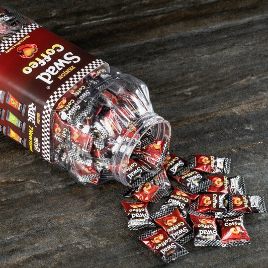 Swad Coffee Candy (Made with Strong Coffee Beans & Milk) 200 Toffee Jar