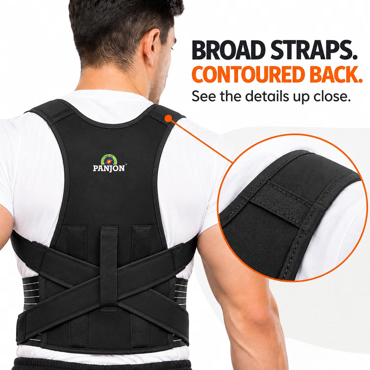 Panjon Posture Corrector Belt for Men & Women – Universal Fit
