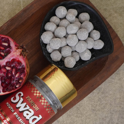 Panjon Swad Shahi Anardana Goli Mouth Freshener (Digestive Pachak, Churan) 1 bottle, 130g