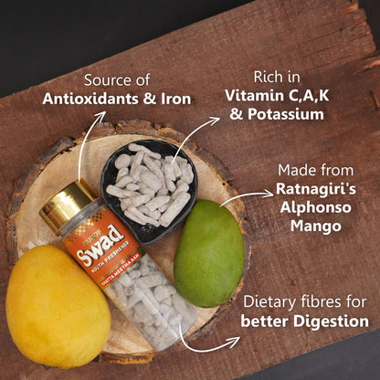 Swad Mouth Fresheners (Anardana Goli, Jeera Goli, Khatta Meetha Aam, Imli Pop Ram Ladoo, Hing Peda Mukhwas) 5 Bottles, 765g