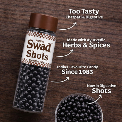 SWAD Shots, 1 Bottle 300 Shots (Digestive & Tasty Pills) 160g