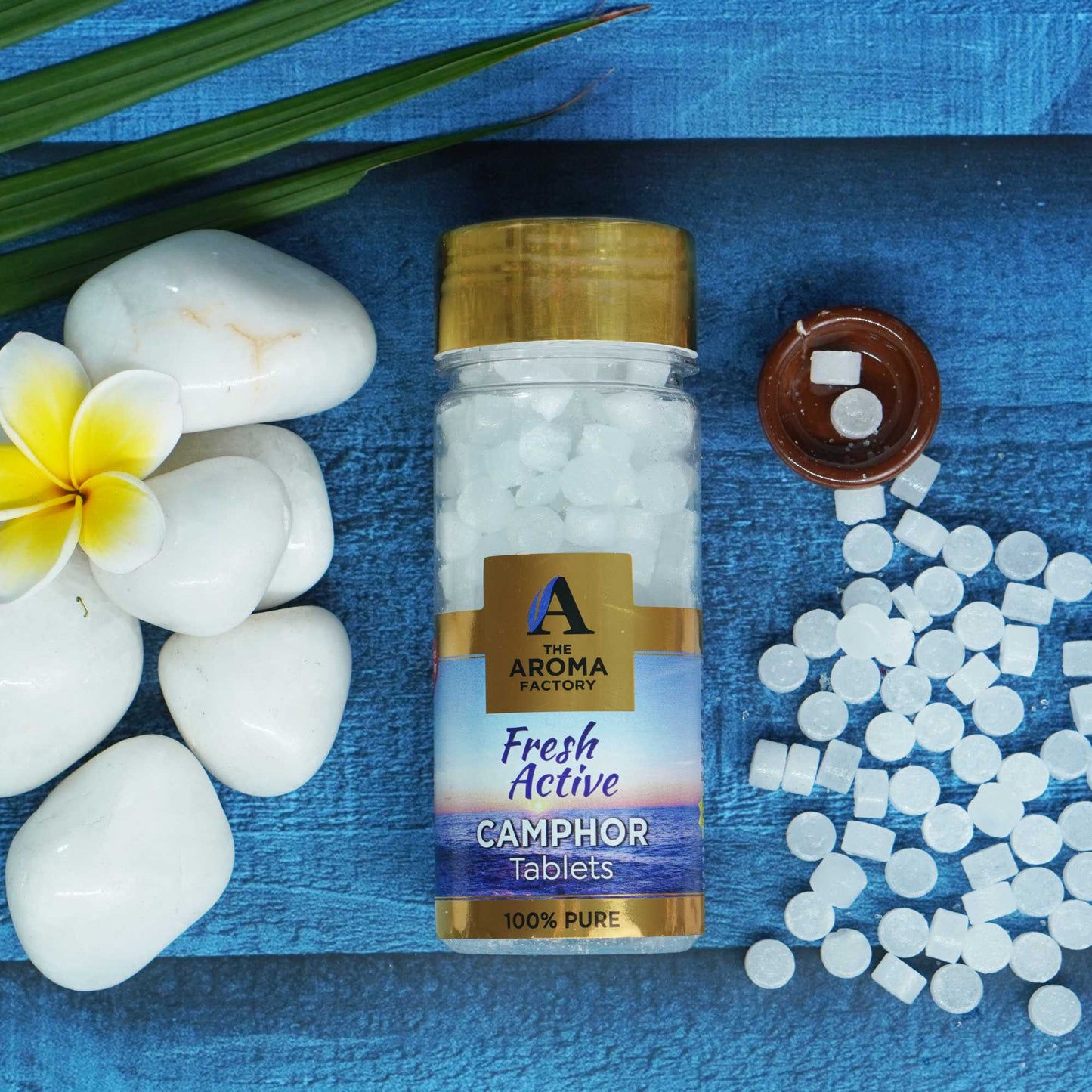 The Aroma Factory Fresh Active Sanctuary, Complete Fragrance Collection of Agarbatti, Dhoop Batti, Dhoop Cone, Camphor Tablet & Reed Diffuser, Combo of 5