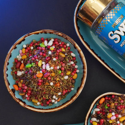 Panjon Swad Mumbaiya Mix Mouth Freshener (Crunchy Dhana Dal Mukhwas) 1 bottle, 130g