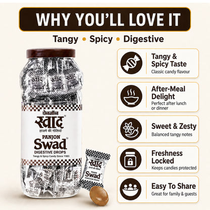Swad Digestive Drops Jar (Regular) 150 tab.