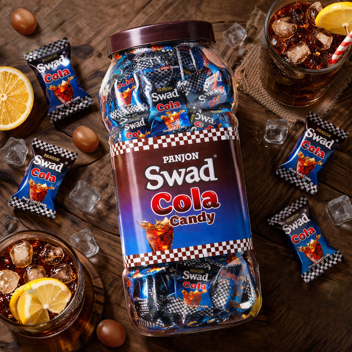 Swad Cola Candy (Chatpata Masala Cola Fizzy Flavour) 200 Toffee Jar ...