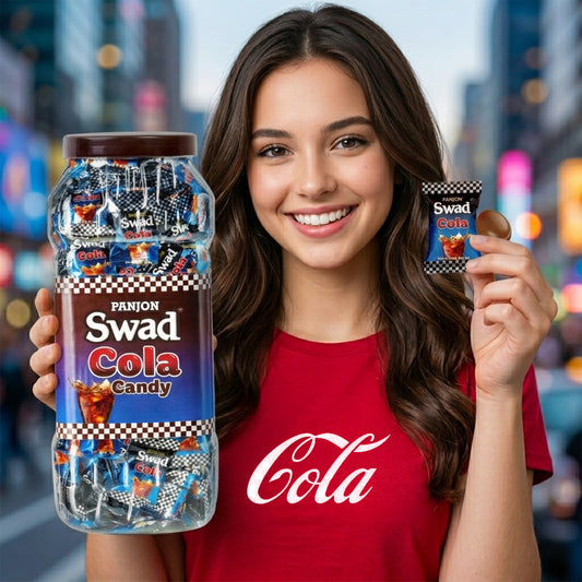 Swad Cola Candy (Chatpata Masala Cola Fizzy Flavour) 200 Toffee Jar
