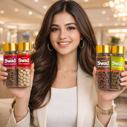 Swad Pachak Anar Amla, Anardana Goli, Khajoor & Chatpata Amla Mouthfreshener Mukhwas, 4 bottle