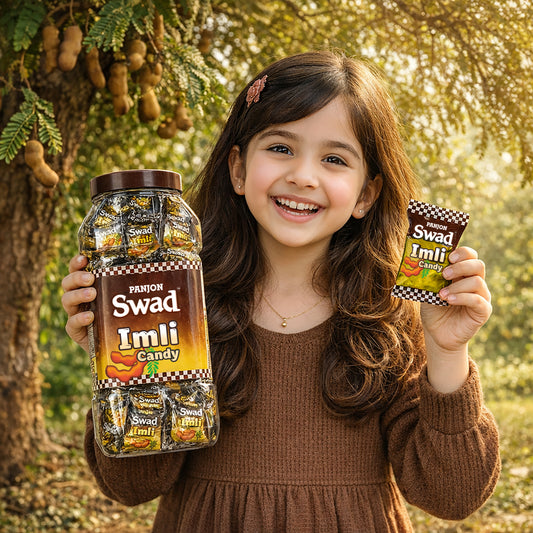 Swad Imli Candy (Tamarind Flavour with Masala Pop) 200 Toffee Jar
