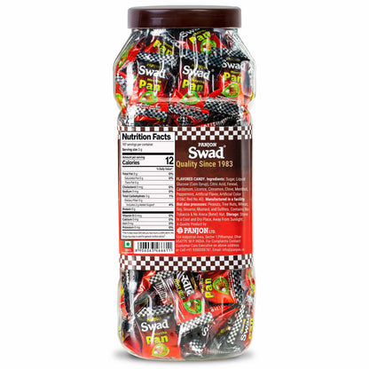 Swad Meetha Pan Candy (Real Paan flavour with Saunf, Elaichi, Kesar & Mint)200 Toffee Jar