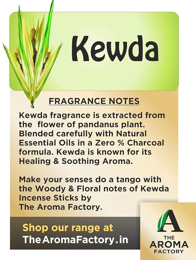 The Aroma Factory Agarbatti Combo Rose, Kweda, Jasmine Incense Sticks (Bottle Pack of 3 x 100)
