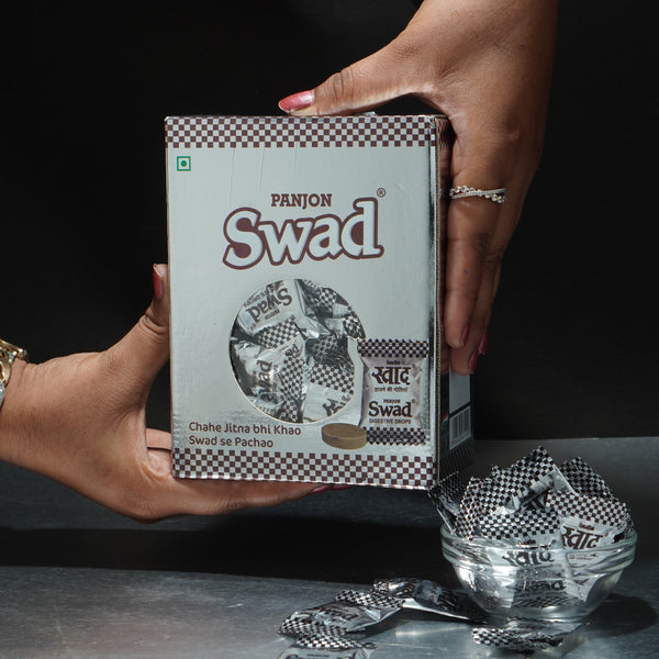 Swad Digestive Candy Gift Box Pack (Original Flavour) Tasty Chocolate, 125 Toffee Gift Box