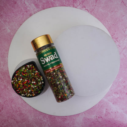 Panjon Swad Shahi Navaratan Mix Mouth Freshener (Crunchy Elaichi Minty Mukhwas) 1 bottle, 140g