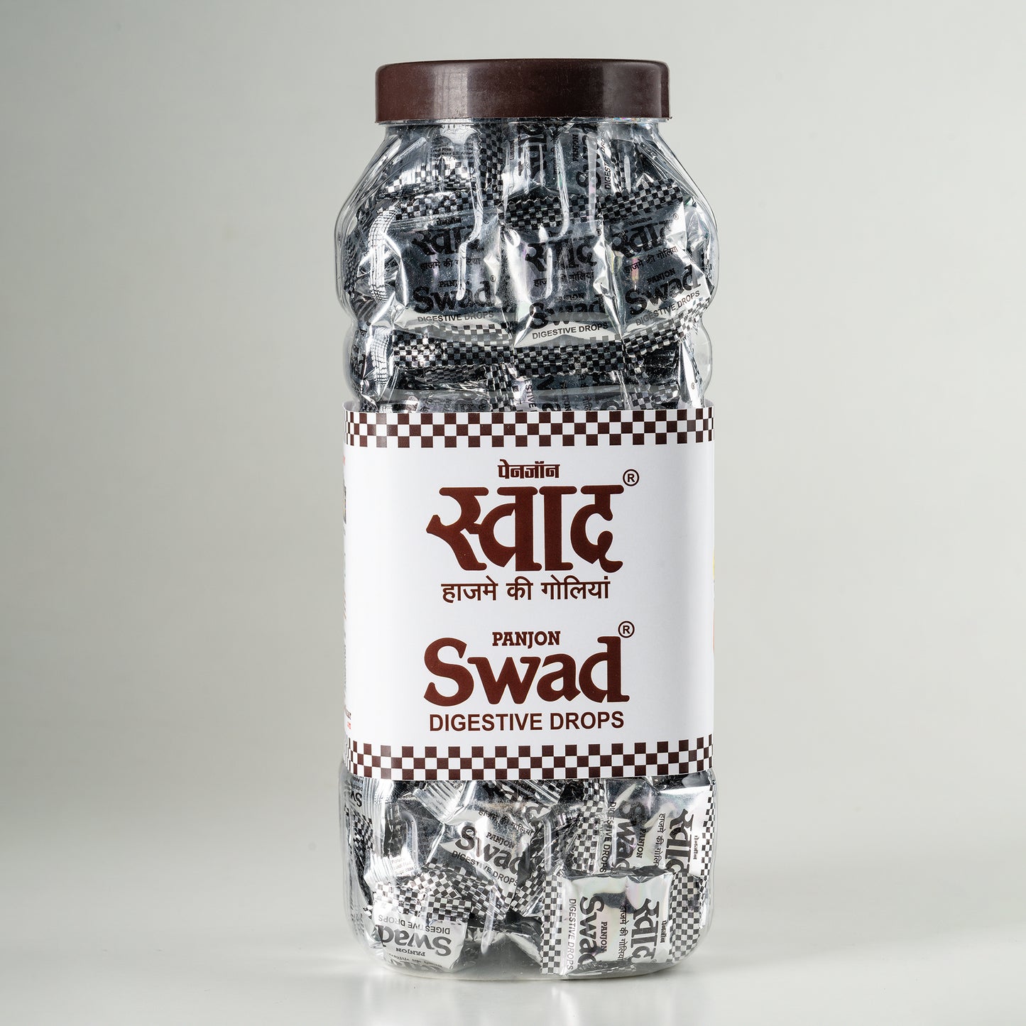 Swad Digestive Drops (Original Candy Since 1983) Sweet & Spicy Masala Flavour, 200 Toffee Jar