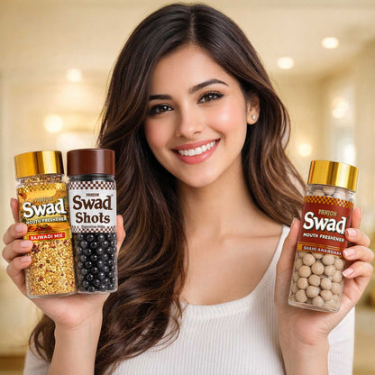 Panjon Swad Rajwadi Mix, Digestive Shots & Shahi Anardana Goli  Combo(Pack of 3)