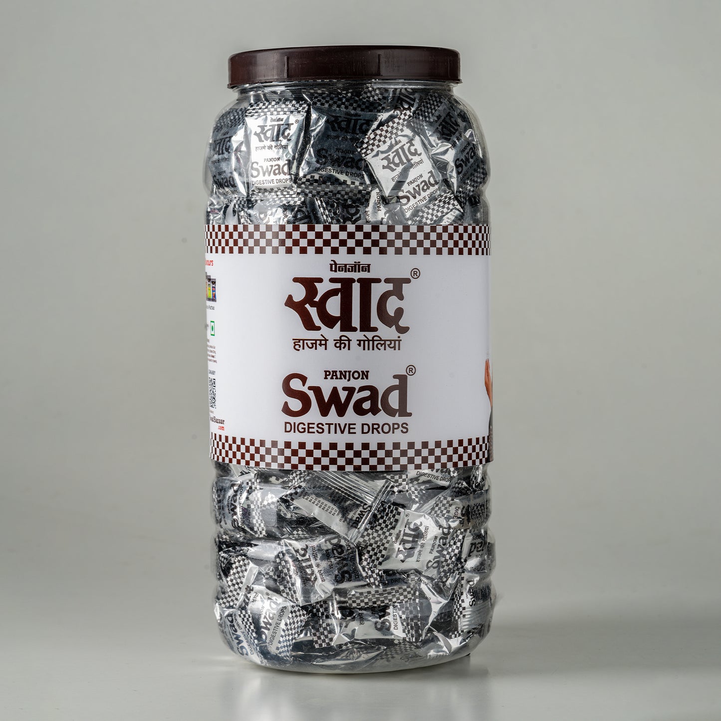 Swad Digestive Drops (Original Candy Since 1983) Sweet & Spicy Masala Flavour, 300 Toffee Jar