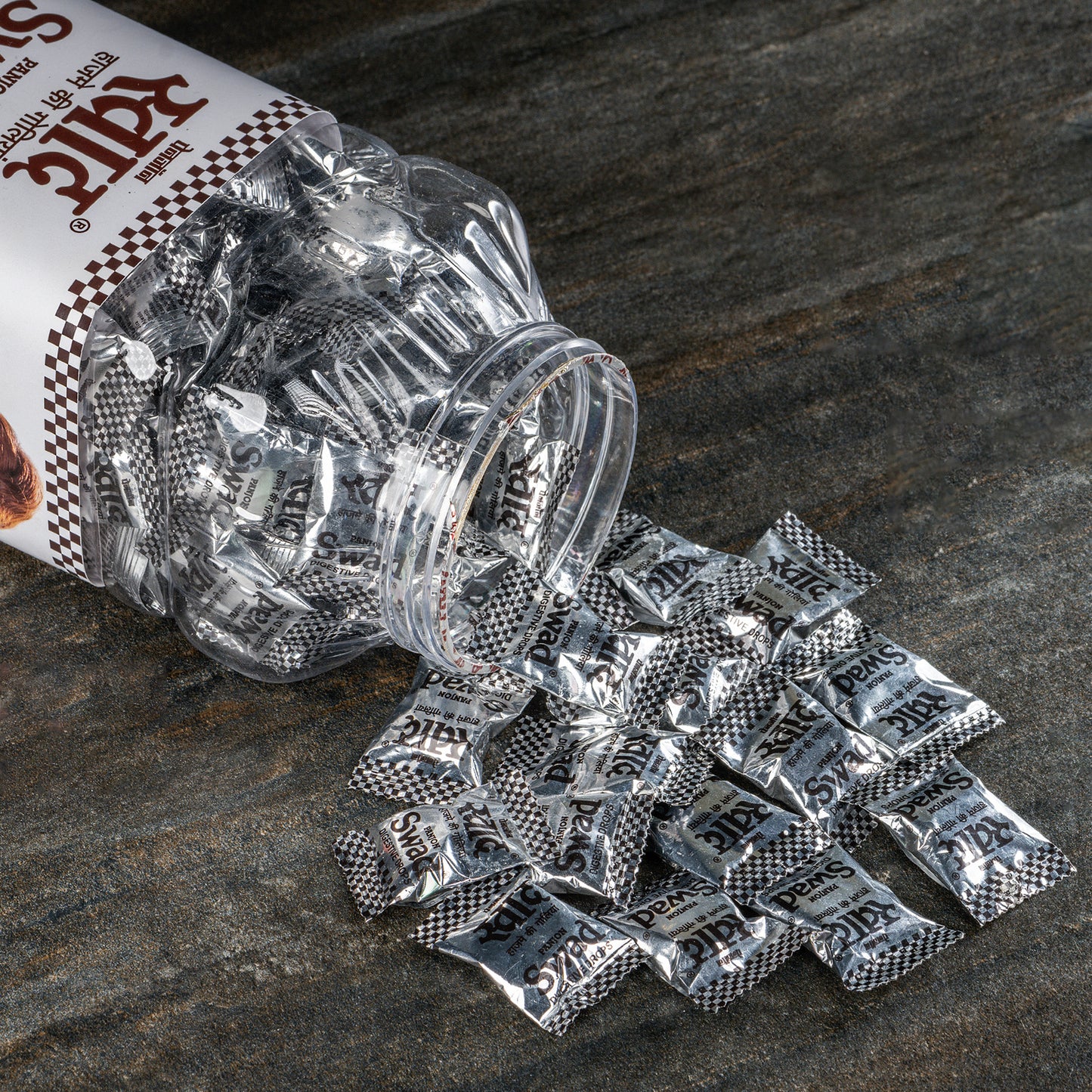 Swad Digestive Drops (Original Candy Since 1983) Sweet & Spicy Masala Flavour, 300 Toffee Jar