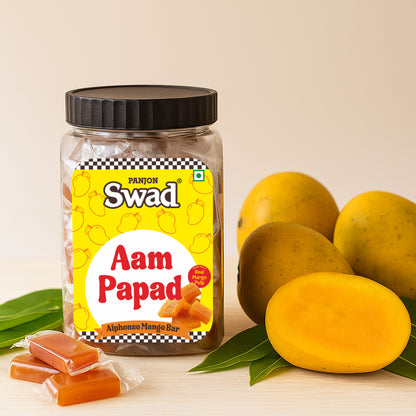 Swad Aam Papad Candy, made with Real Mango Toffee, 380g jar