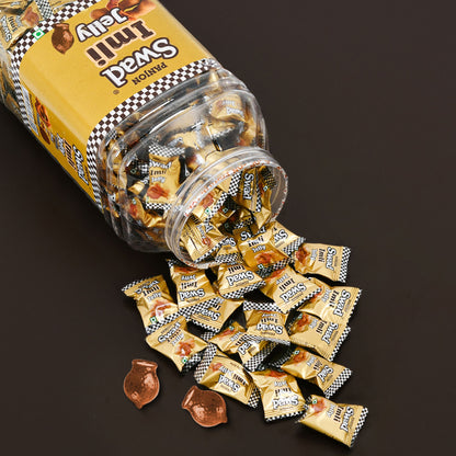 Swad Imli Jelly Candy, Soft & Chewy Fruit Sweets, 900g Jar