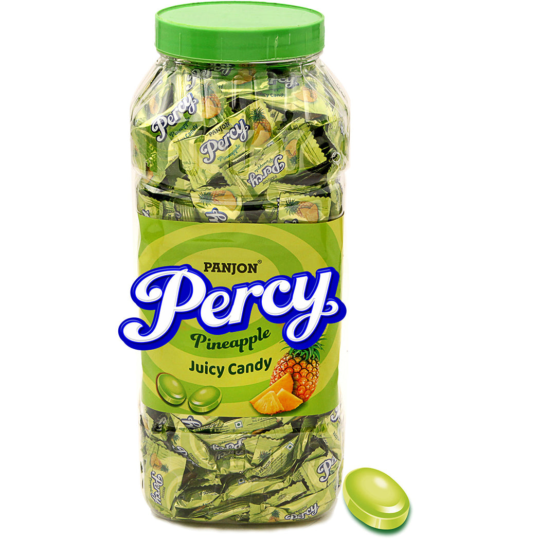 Percy Pineapple Candy Toffee Jar, 875g