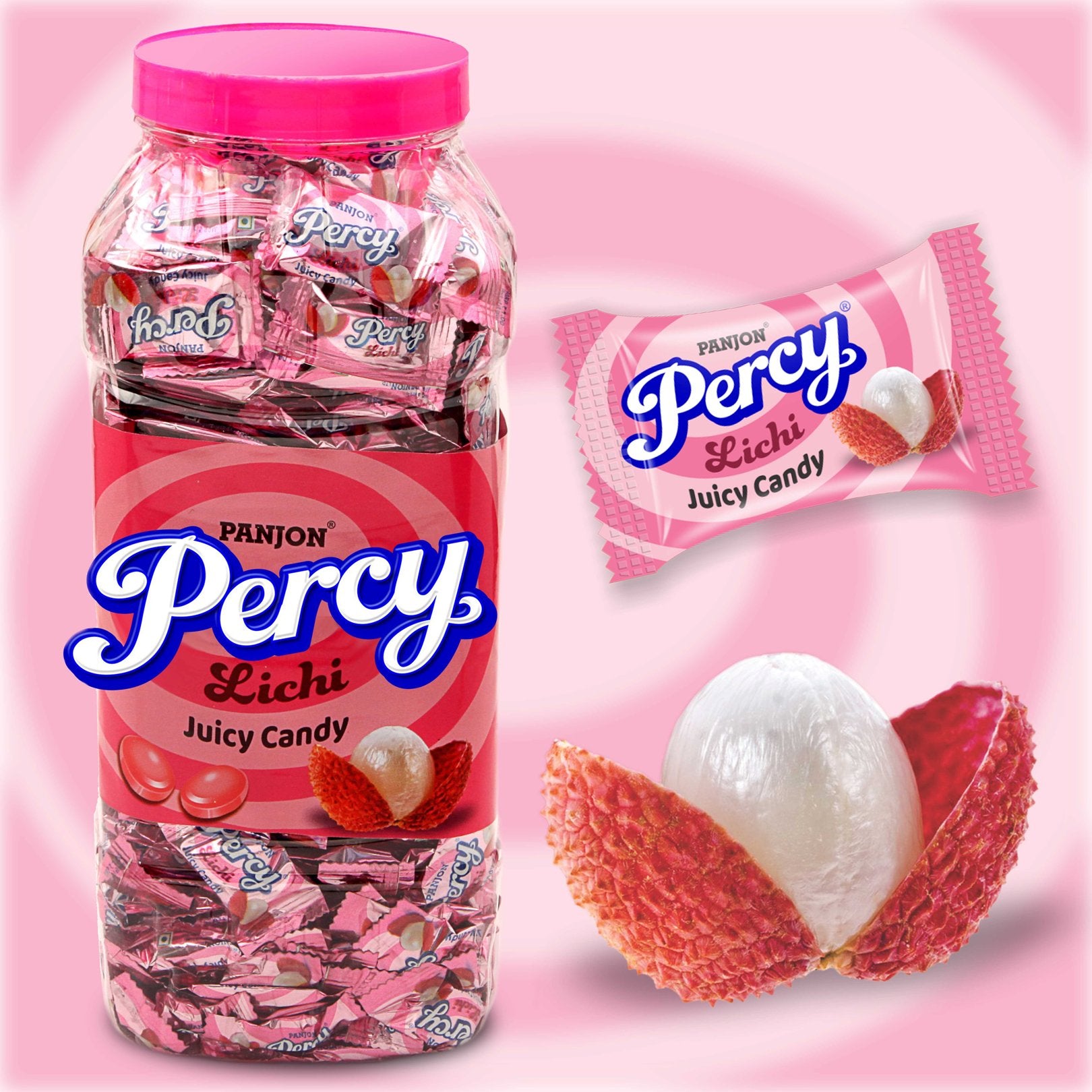 Percy Lichi Candy Toffee Jar, 875g