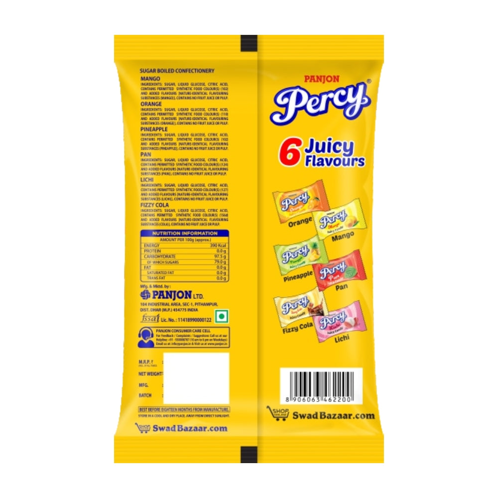Percy Mix Fruits Assorted Candy Toffee Pack, 240g