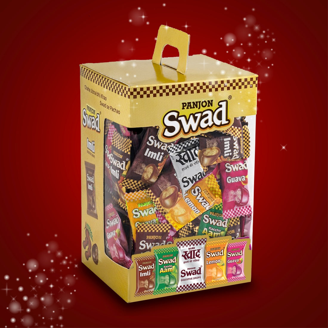 Swad Mixed Assorted Candy Gift Box (100 Toffees)